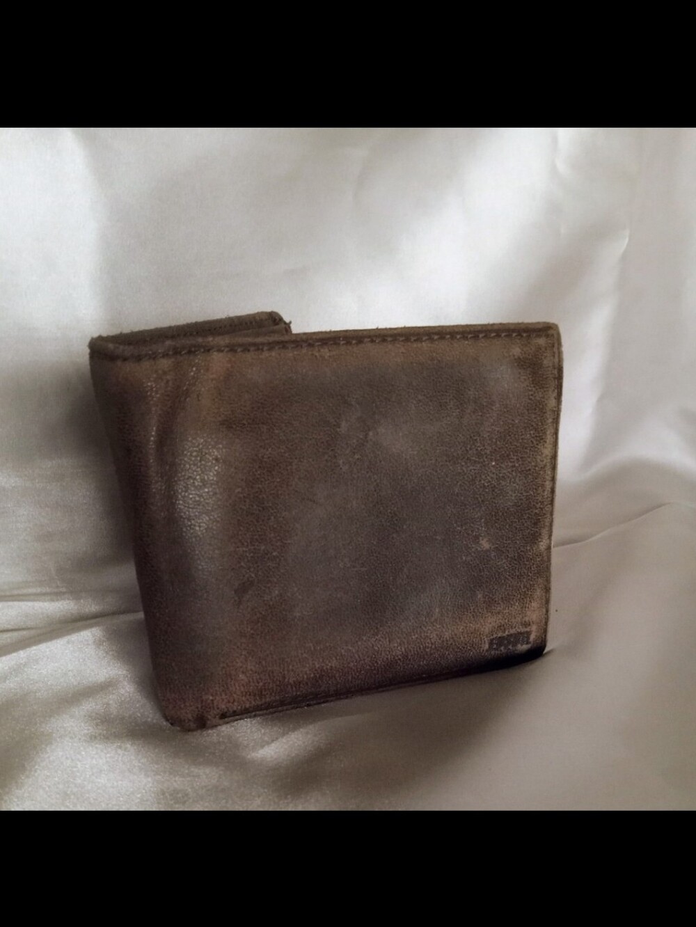Vintage Leather Fossil Bifold Wallet